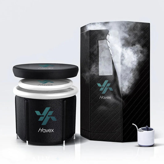 Havex Ice Pod + Havex Portable Steam Room